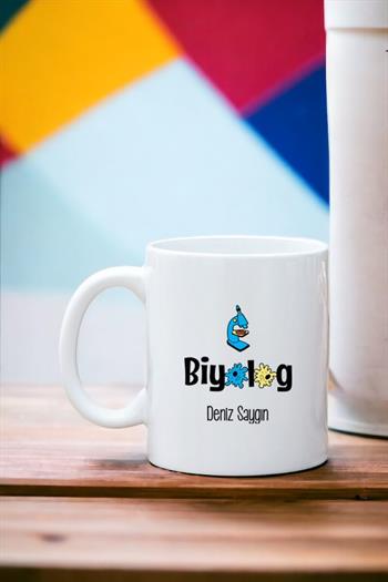 Biyologlara Hediye Beyaz Kupa Bardak