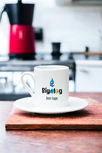 Biyolog Beyaz Türk Kahvesi Fincanı