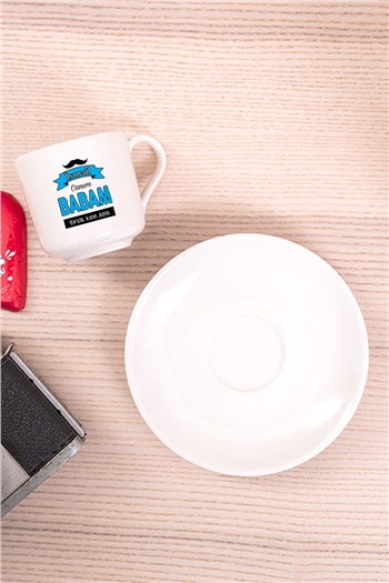 Canım Babam Porselen Türk Kahvesi Fincanı