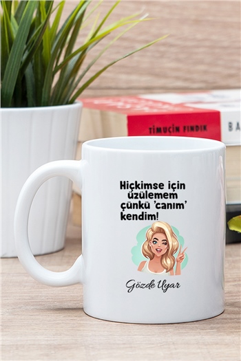 Canım Kendim Beyaz Kupa Bardak