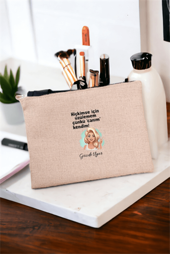 Canım Kendim Keten Bez El Çantası