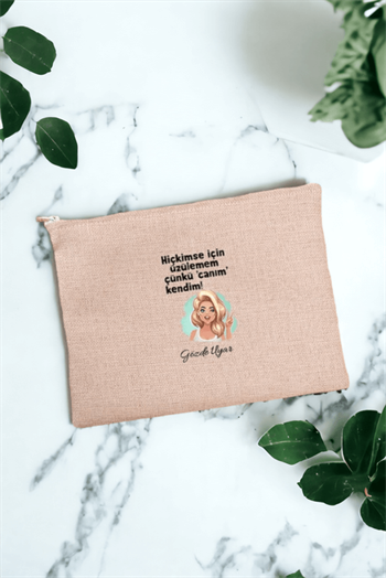 Canım Kendim Keten Bez El Çantası