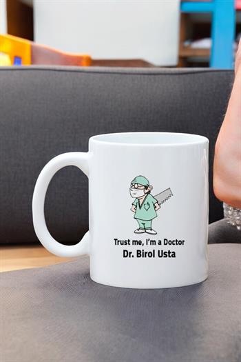 Cerraha Hediye Esprili Tasarım Beyaz Kupa Bardak