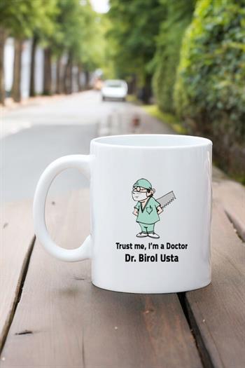 Cerraha Hediye Esprili Tasarım Beyaz Kupa Bardak