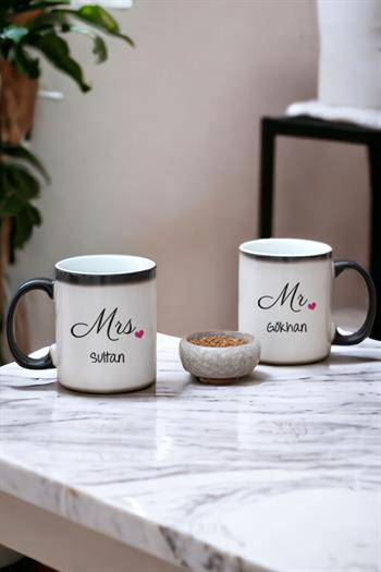 Çiftlere Özel İkili Sihirli Kupa Bardak