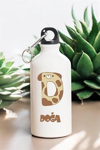 Çocuklara Okul Hediyesi Hayvan Harfler Su Matarası