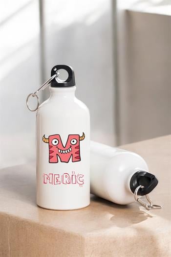 Çocuklara Okul Hediyesi Sevimli Canavarlar Su Matarası