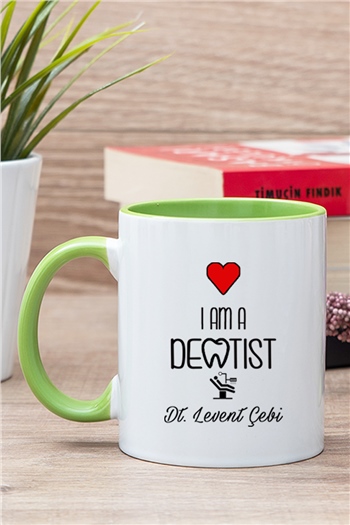 Dentist İçi Renkli Kupa Bardak