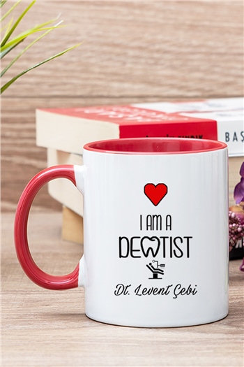 Dentist İçi Renkli Kupa Bardak