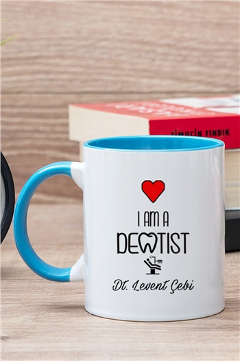 Dentist İçi Renkli Kupa Bardak