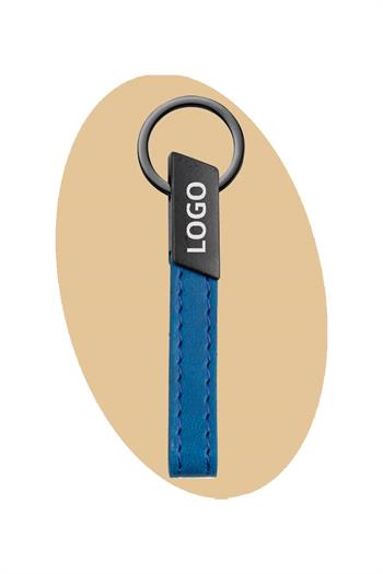 Deri Detaylı Metal Anahtarlık 0335-PETK