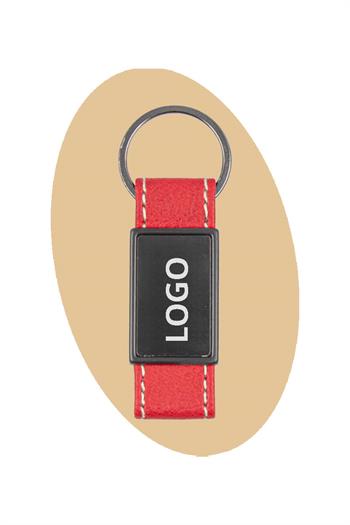 Deri Detaylı Metal Anahtarlık 0604-PETK