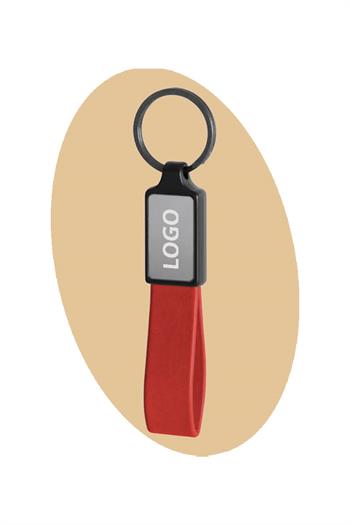 Deri Detaylı Metal Anahtarlık 5105-PETK