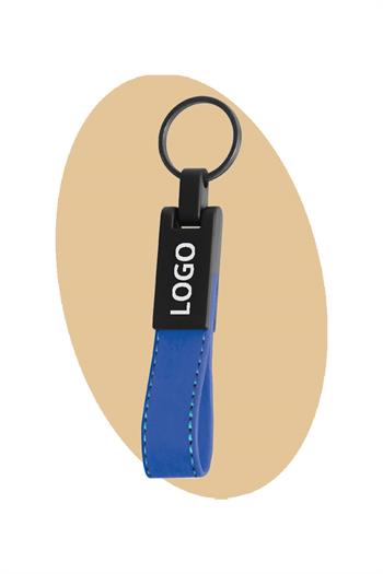 Deri Detaylı Metal Anahtarlık 5805-PETK