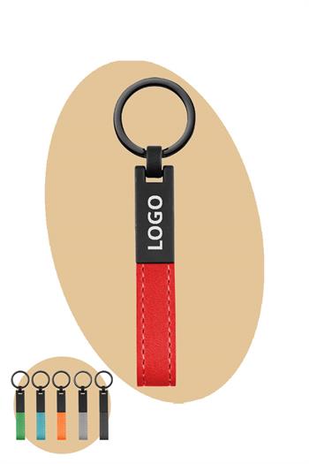 Deri Detaylı Metal Anahtarlık 5815-PETK