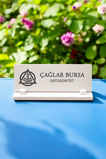 Diş Kliniğine Hediye Diş Hekimi Masa İsimliği