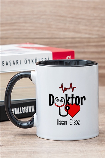 Doktor İçi Renkli Kupa Bardak