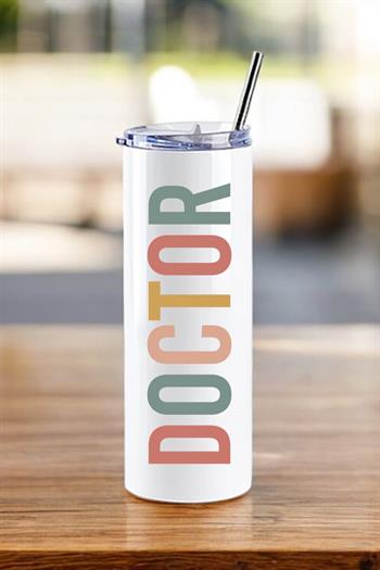 Doktora Özel Hediye Kişiye Özel Çelik Termos Bardak