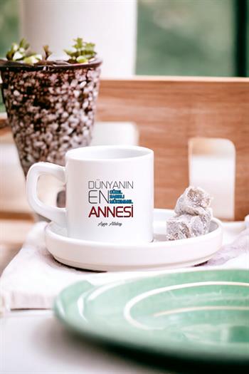 Dünyanın En İyi Annesi Concept Türk Kahvesi Fincanı