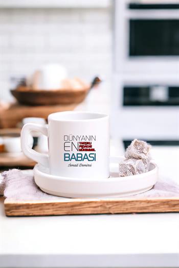 Dünyanın En İyi Babası Concept Türk Kahvesi Fincanı