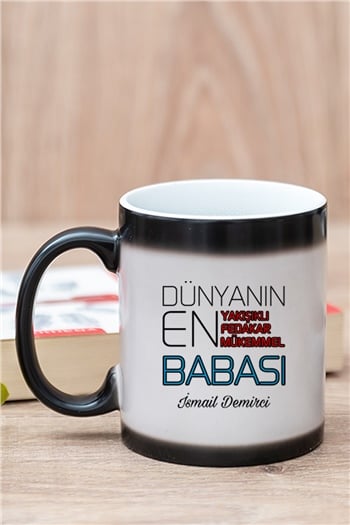 Dünyanın En İyi Babası Sihirli Kupa Bardak
