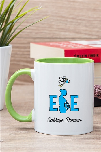 Ebe İçi Renkli Kupa Bardak