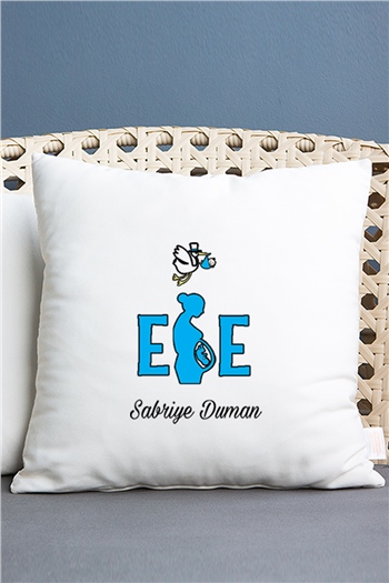 Ebe Saten Kare Yastık