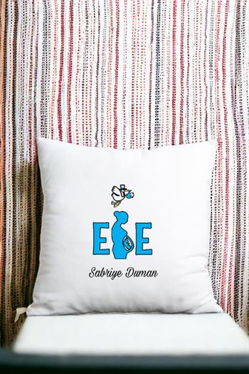 Ebe Saten Kare Yastık