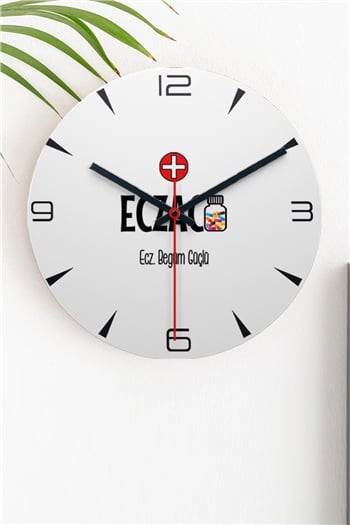 Eczacı Ahşap Duvar Saati