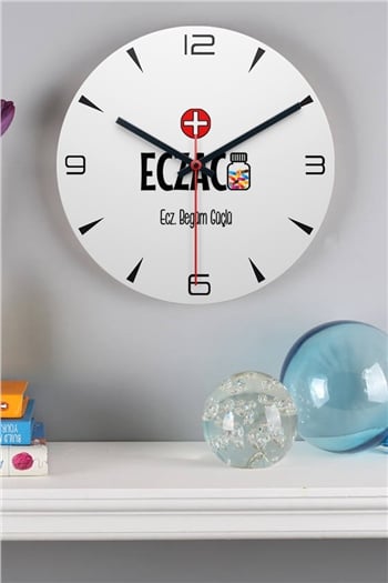Eczacı Ahşap Duvar Saati