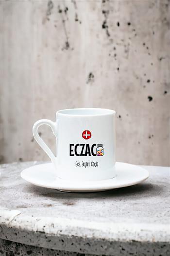 Eczacı Beyaz Türk Kahvesi Fincanı