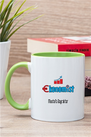 Ekonomist İçi Renkli Kupa Bardak