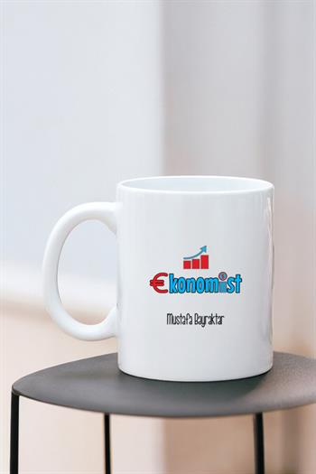 Ekonomistlere Hediye Beyaz Kupa Bardak
