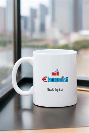 Ekonomistlere Hediye Beyaz Kupa Bardak
