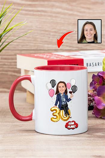 En Yakın Arkadaşa Doğum Günü Hediyesi Karikatürlü Kupa Bardak