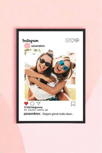 En Yakın Arkadaşa Doğum Günü Hediyesi İnstagram Tasarım Çerçeve