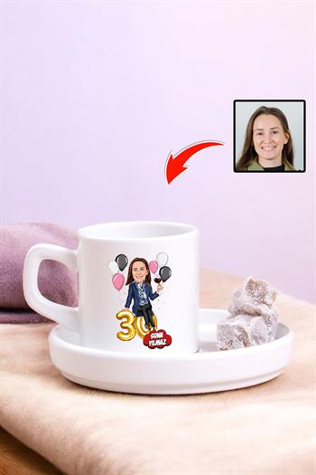 En Yakın Kız Arkadaşa Doğum Günü Hediyesi Kahve Fincanı