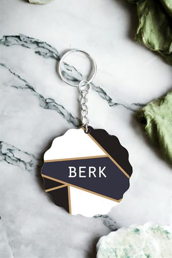 Erkeğe Hediye Kişiye Özel İsim Yazılı Anahtarlık