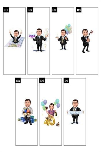 Abiye Doğum Günü Hediyesi Karikatürlü Termos Bardak