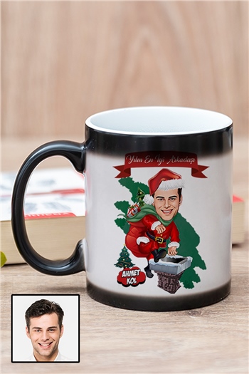 Erkek Arkadaşa Yılbaşı Hediyesi Sihirli Kupa Bardak