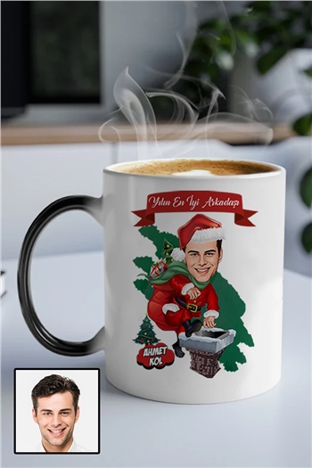 Erkek Arkadaşa Yılbaşı Hediyesi Sihirli Kupa Bardak