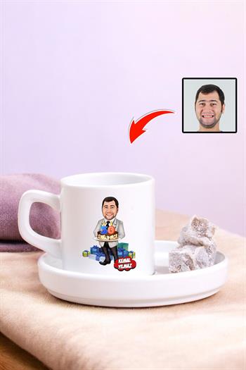 Erkek Kardeşe Doğum Günü Hediyesi Karikatürlü Kahve Fincanı