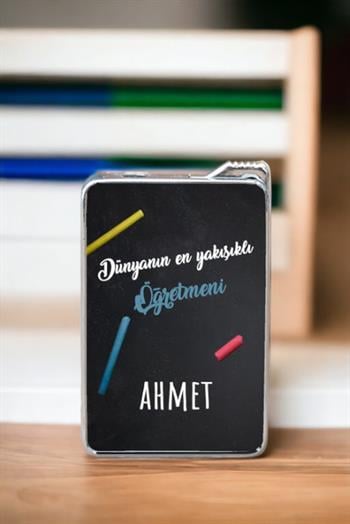 Erkek Öğretmene Hediye Kişiye Özel Çakmak