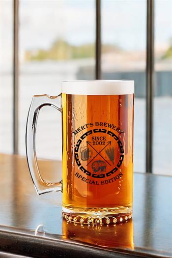 Erkek Sevgiliye Hediye Kişiye Özel Bira Bardağı