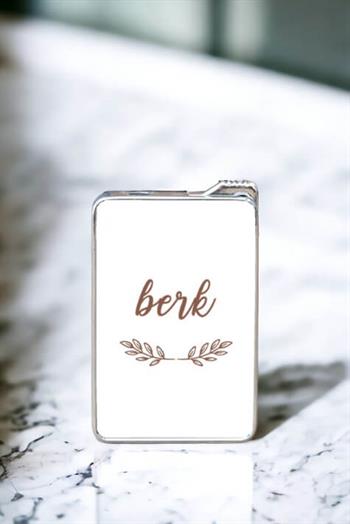 Erkeklere Özel İsim Yazılı Çakmak