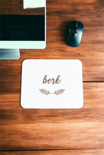 Erkeklere Özel İsim Yazılı Mouse Pad