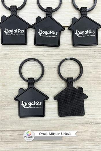 Ev Tasarım Siyah Metal Anahtarlık 0365-PETK