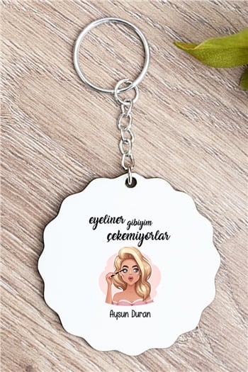 Eyeliner Gibiyim Çekemiyorlar Anahtarlık