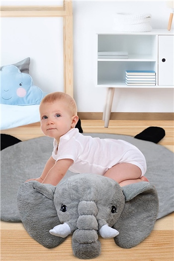 Fil Figürlü Bebek Oyun Halısı - Aktivite Matı