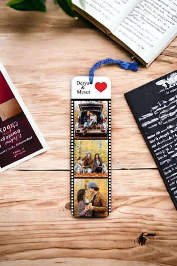 Film Şeridi Resimli Kitap Ayracı
